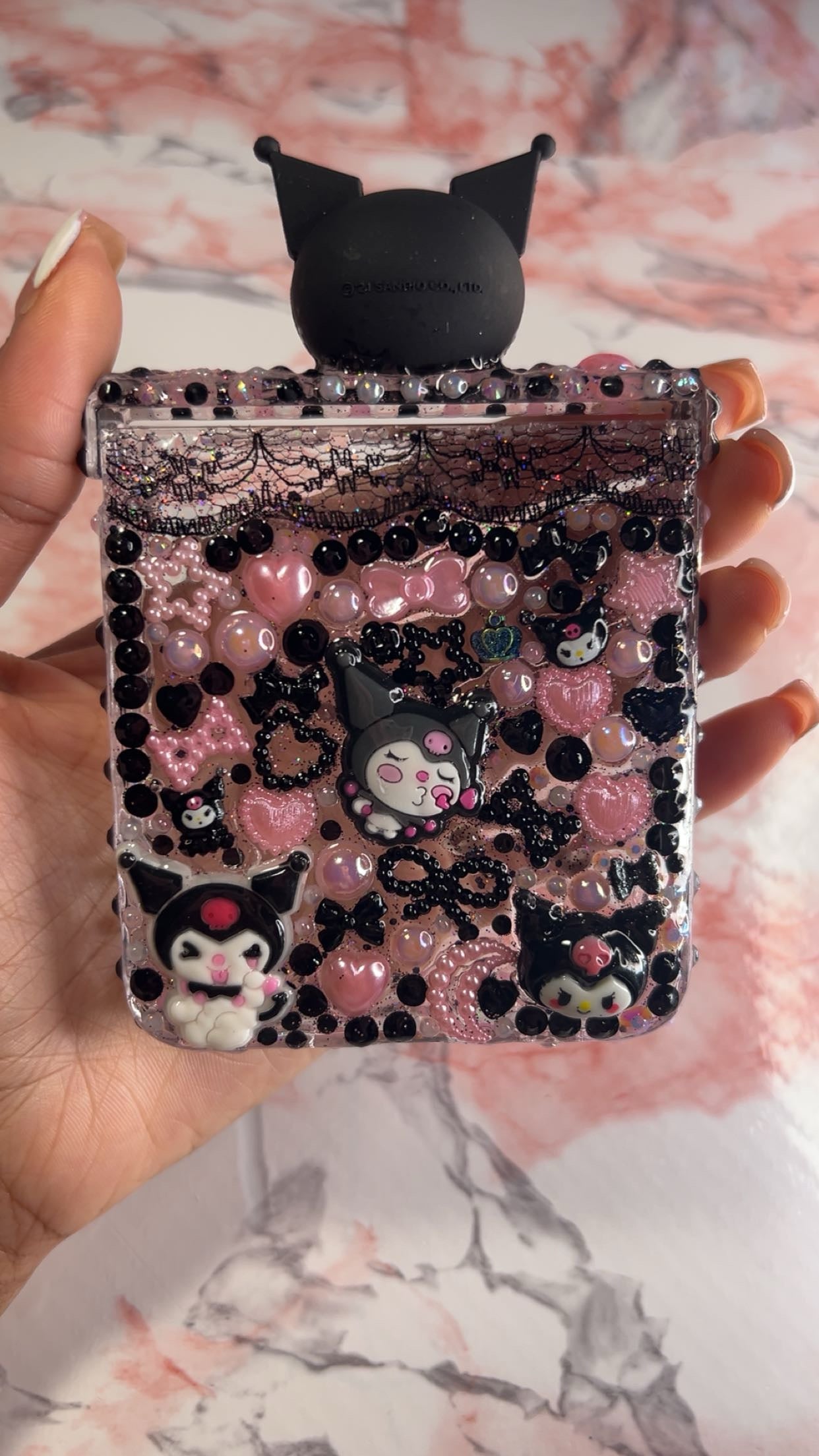 Z Flip 7 Kuromi Permanent Hipper *Ready To Ship* Junk Case