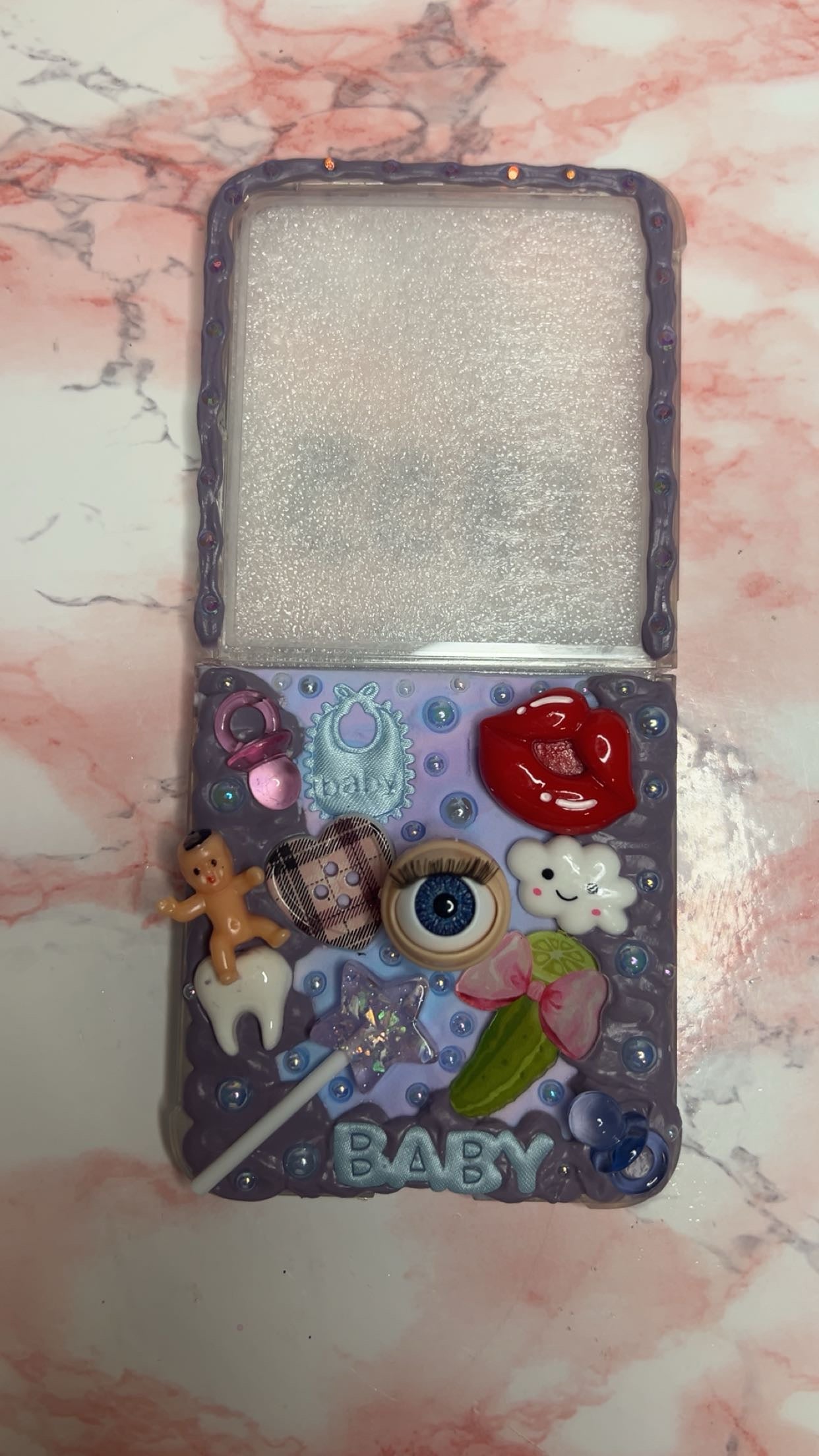 Custom Decoden Phone Case 🧁 Whipped Cream Junk