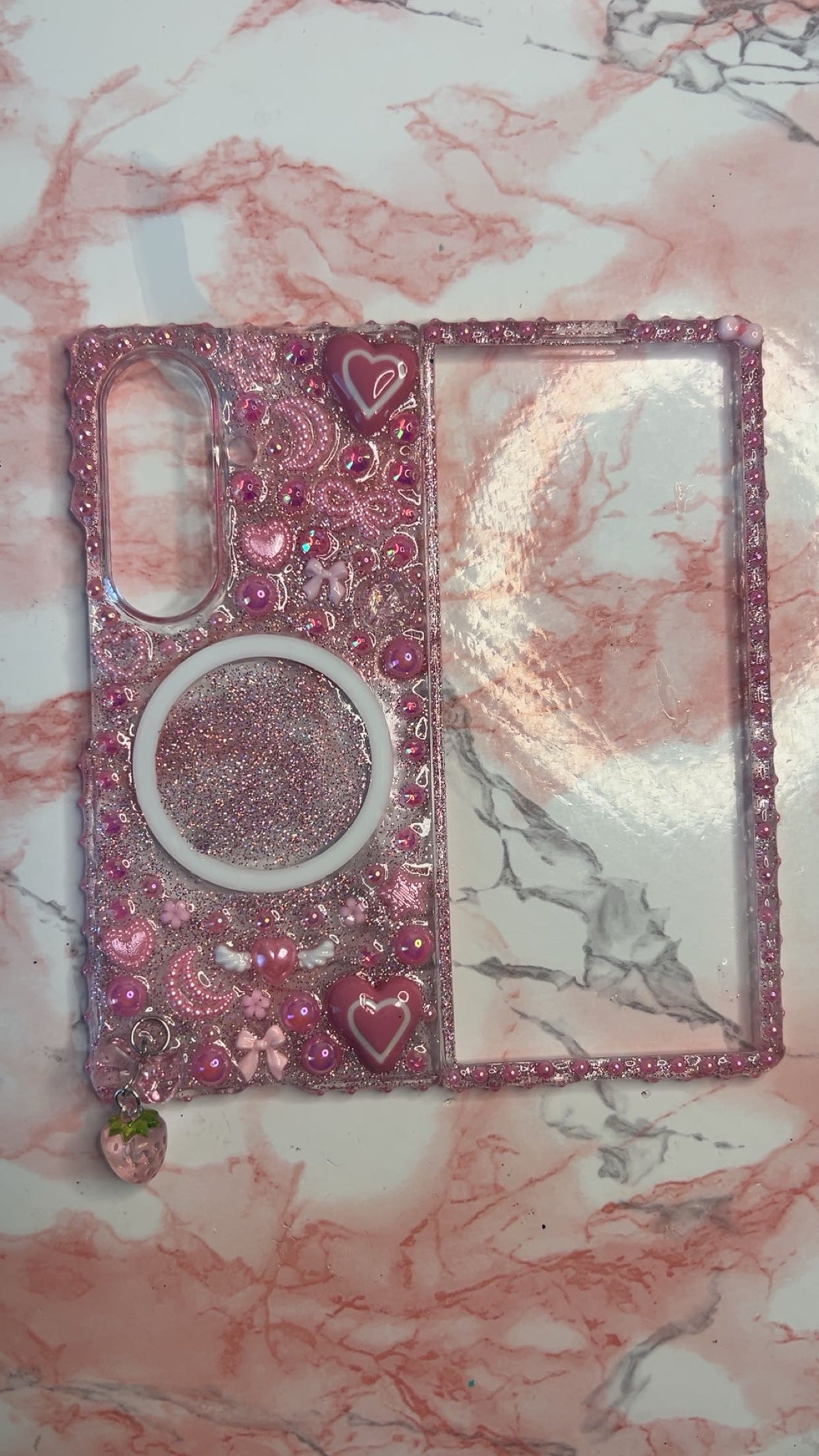 Z Fold 8 ultra All PINK MagSafe Junk Case *Ready To Ship* 🩷✨