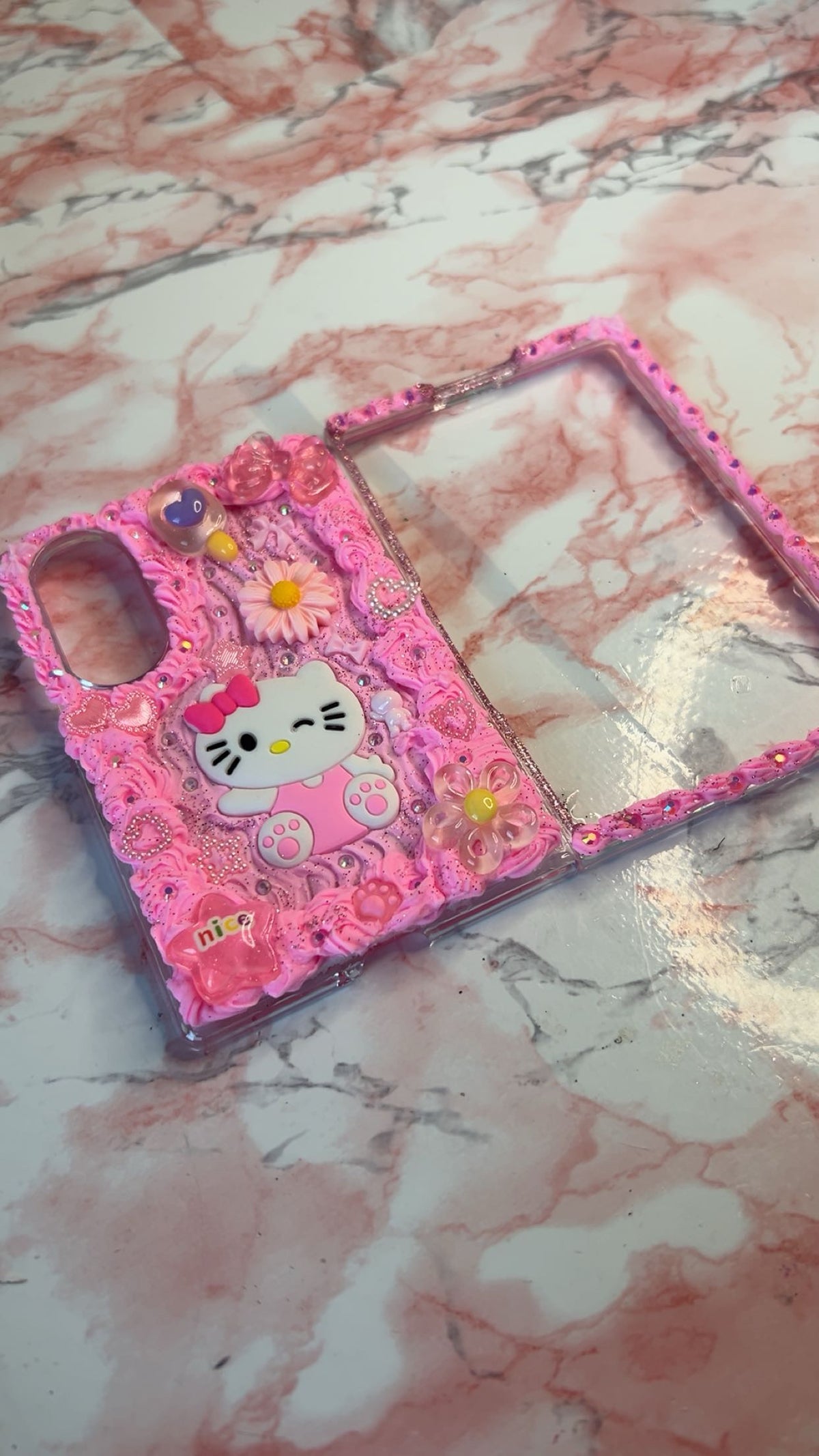 Freestyle Decoden Phone Case Whipped Cream Junk🧁
