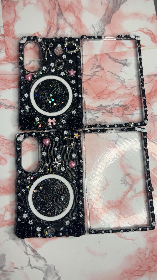 Lily's Midnight Angel MagSafe Decoden Case 🖤🪽| All Models Available