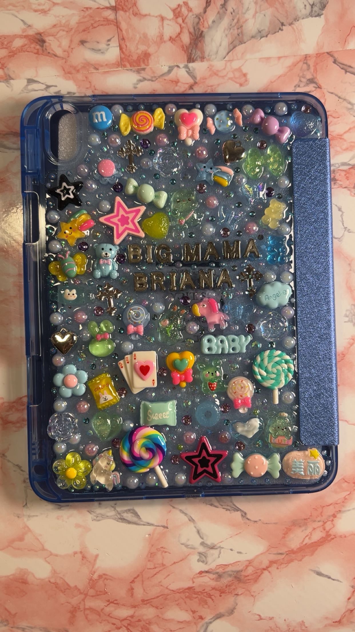 Limited UV Resin Flip Screen iPad Junk Case