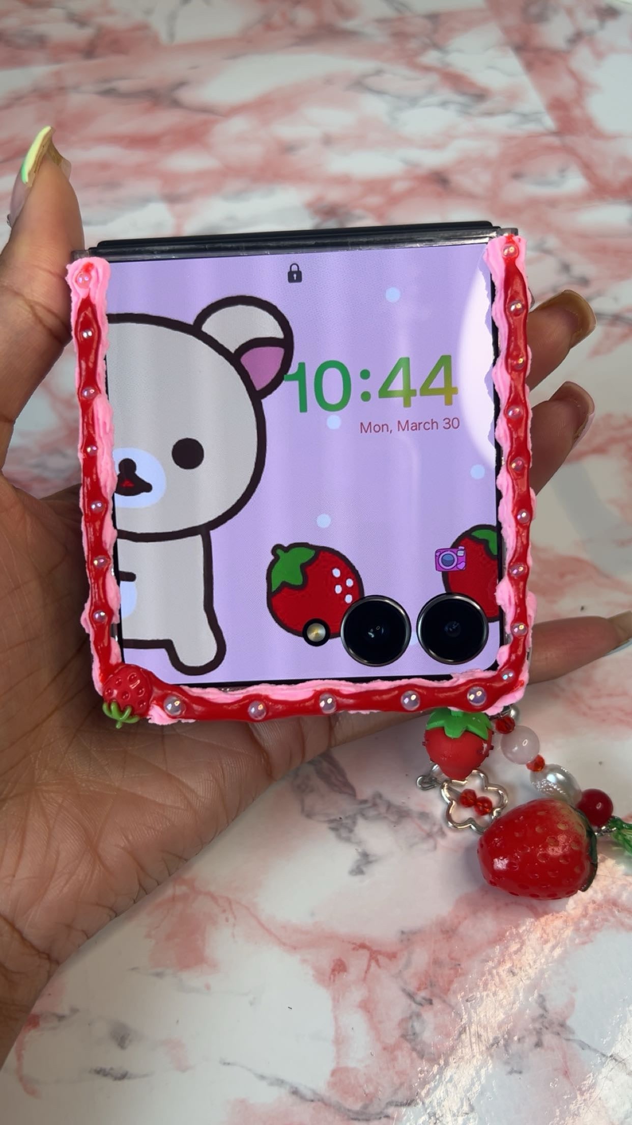 Strawberry Shortcake Decoden Junk Case 🍓🍰