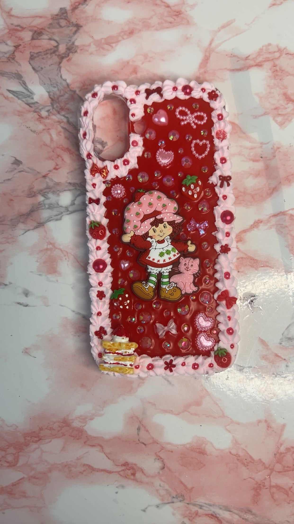 Strawberry Shortcake Decoden Junk Case 🍓🍰| All Models Available