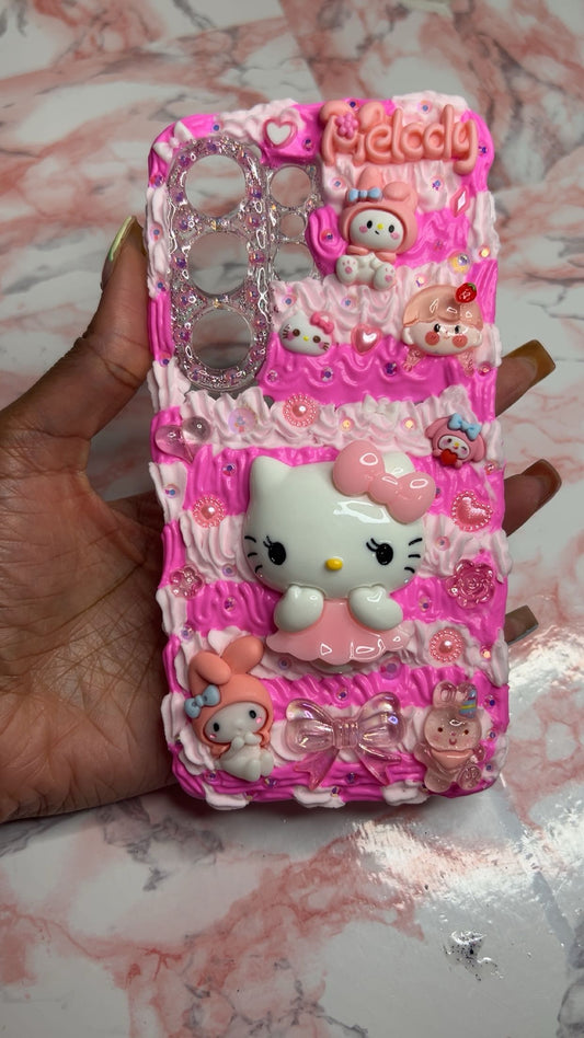 Kenzie's Sparkly HK & My Melody Decoden Case