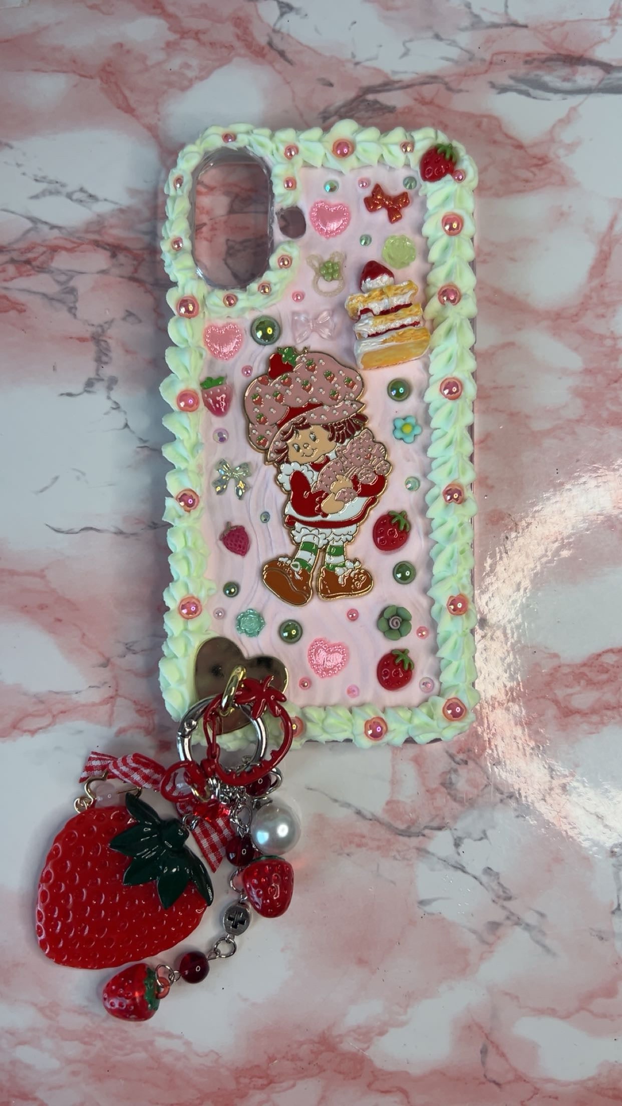 Strawberry Shortcake Decoden Junk Case 🍓🍰| All Models Available