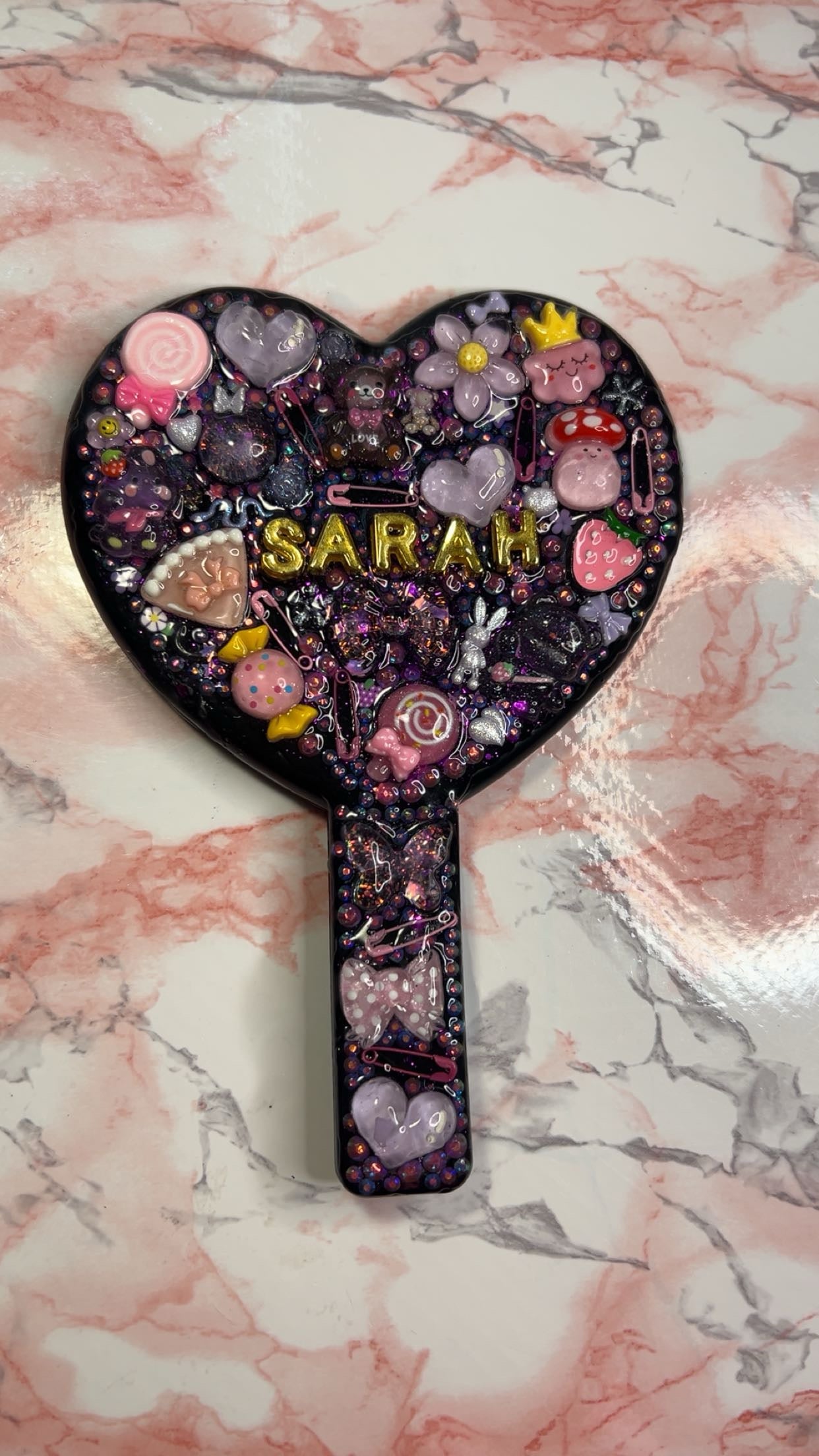 Heart Shaped Junked Mirror