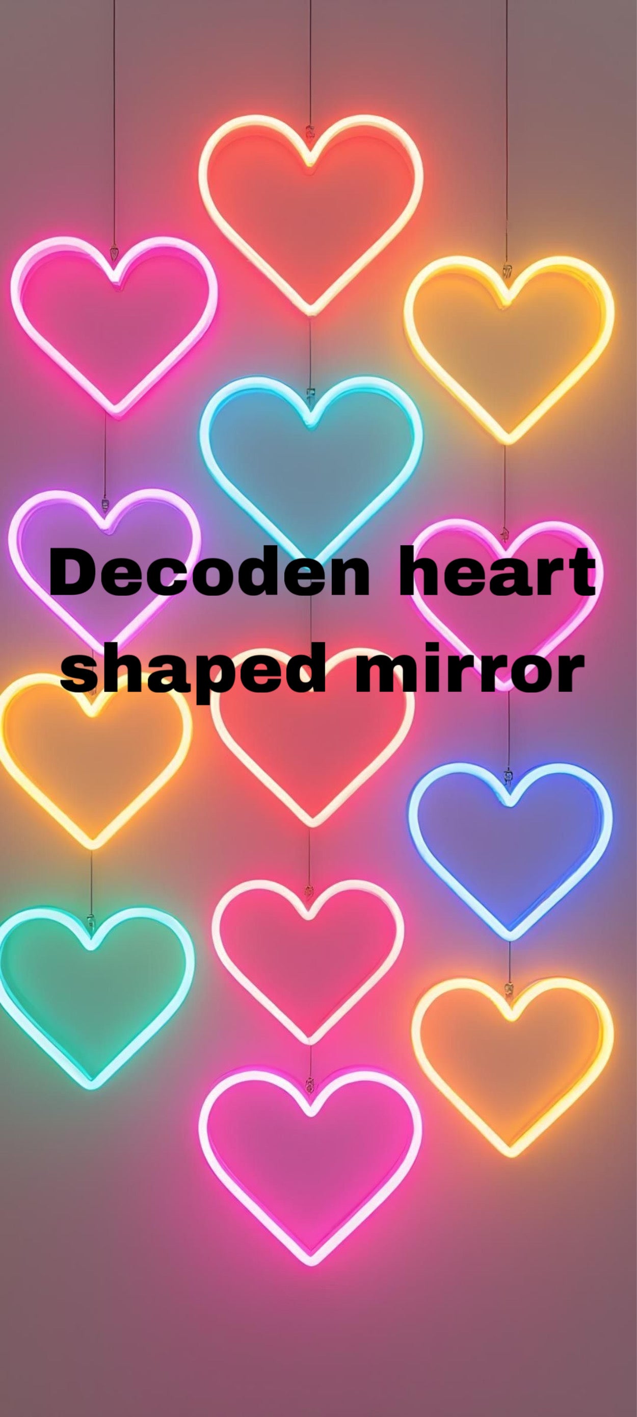 Decoden Heart Shaped Mirror 💜
