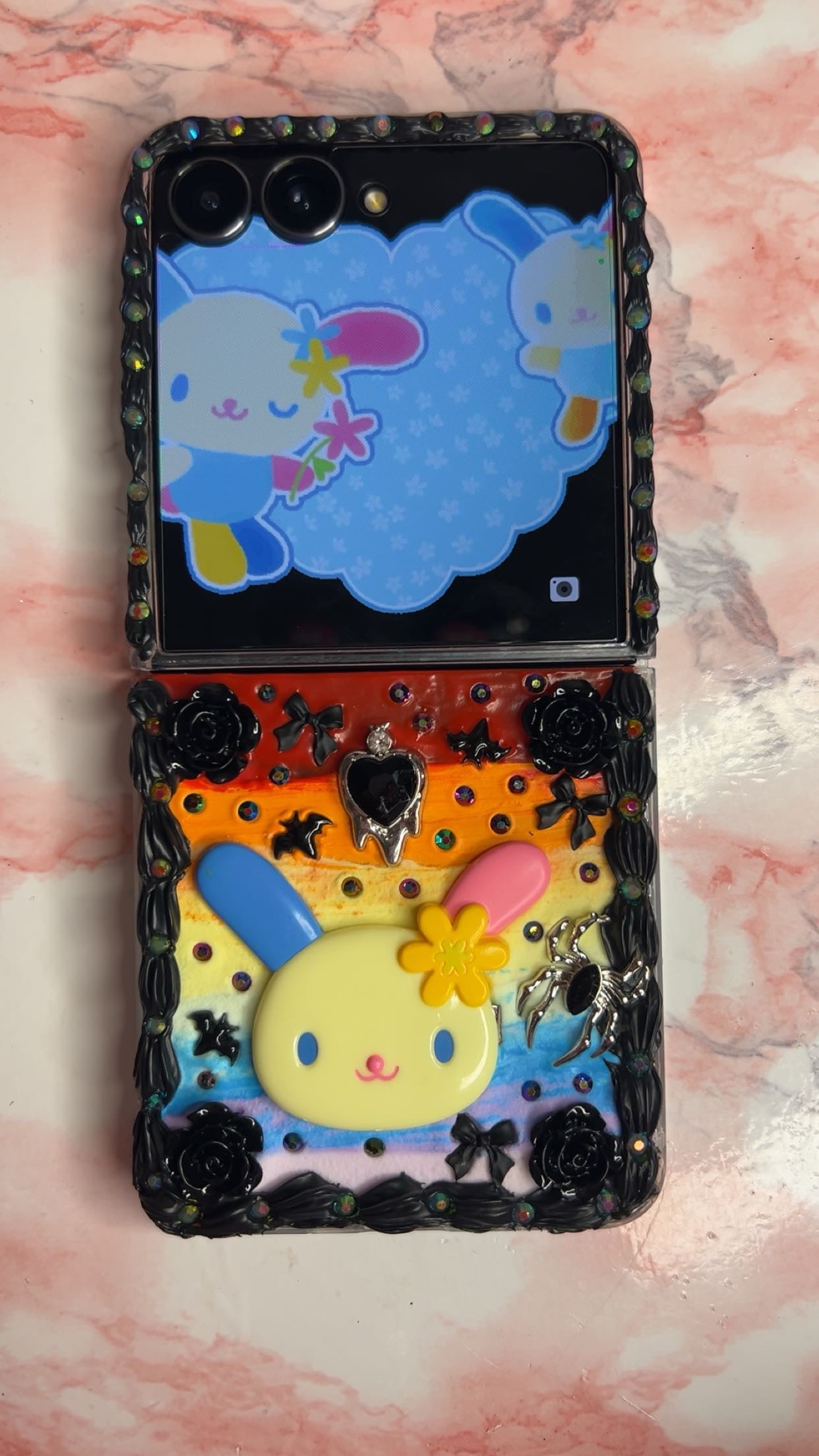 Custom Decoden Phone Case 🧁 Whipped Cream Junk