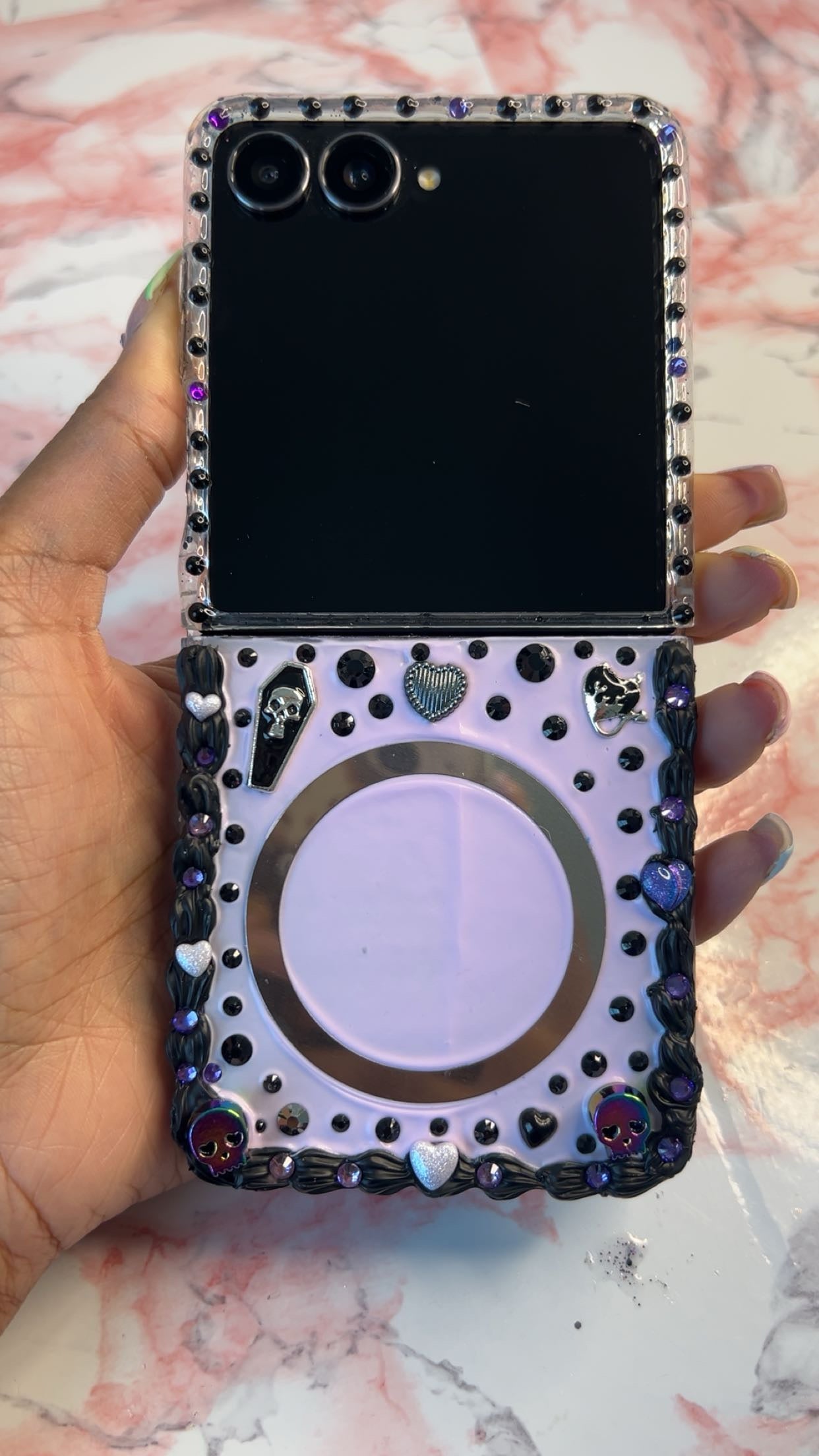 Custom Decoden Phone Case 🧁 Whipped Cream Junk