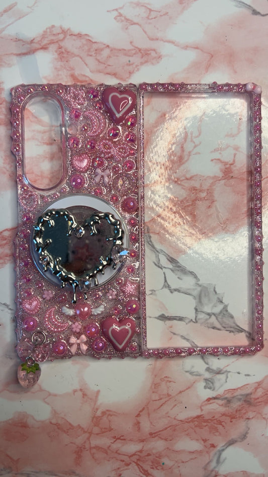Z Fold 8 ultra All PINK MagSafe Junk Case *Ready To Ship* 🩷✨