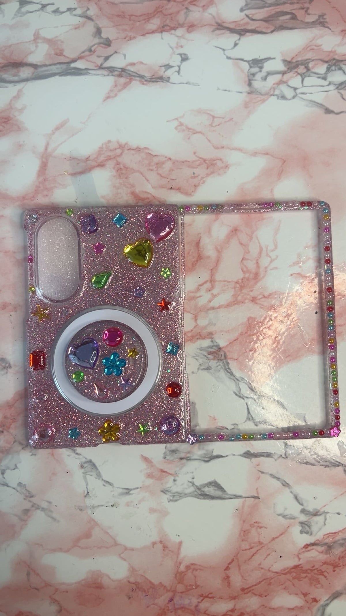 Z Fold 8 Bedazzled 4eva *Ready To Ship* Junk Case 💎✨