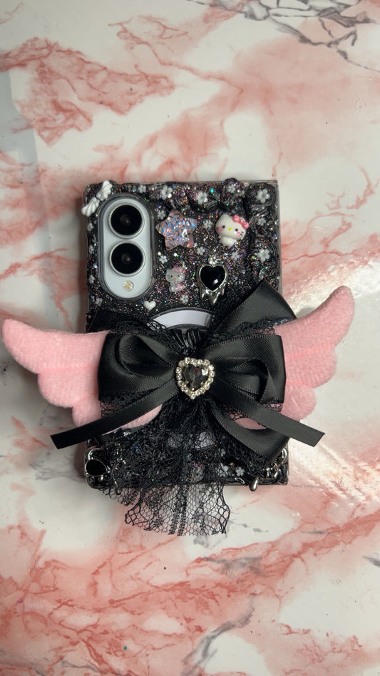 Lily’s Midnight Angel 2.0 MagSafe Decoden Case 🩷🪽| All Models Available