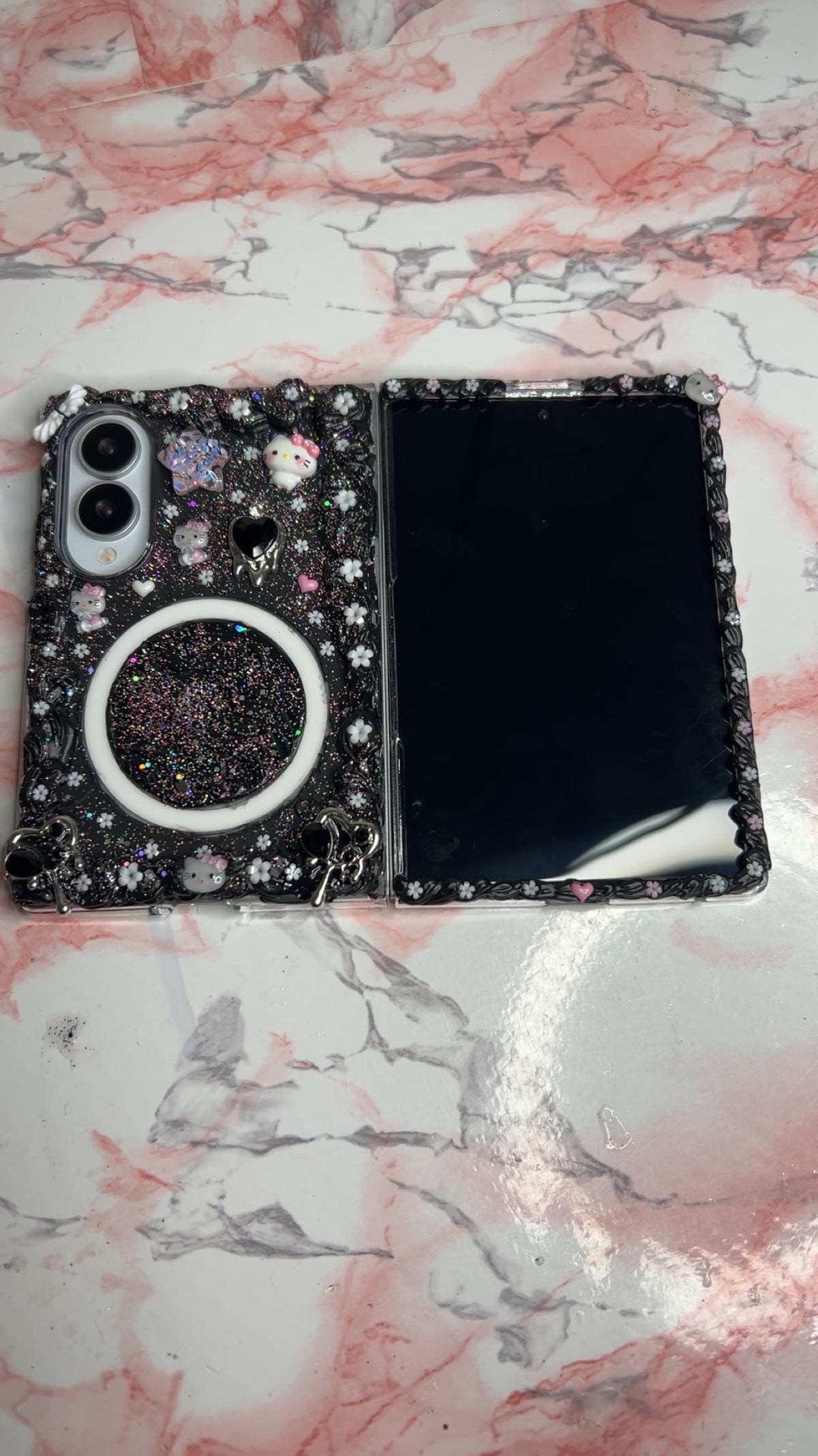Lily’s Midnight Angel 2.0 MagSafe Decoden Case 🩷🪽| All Models Available