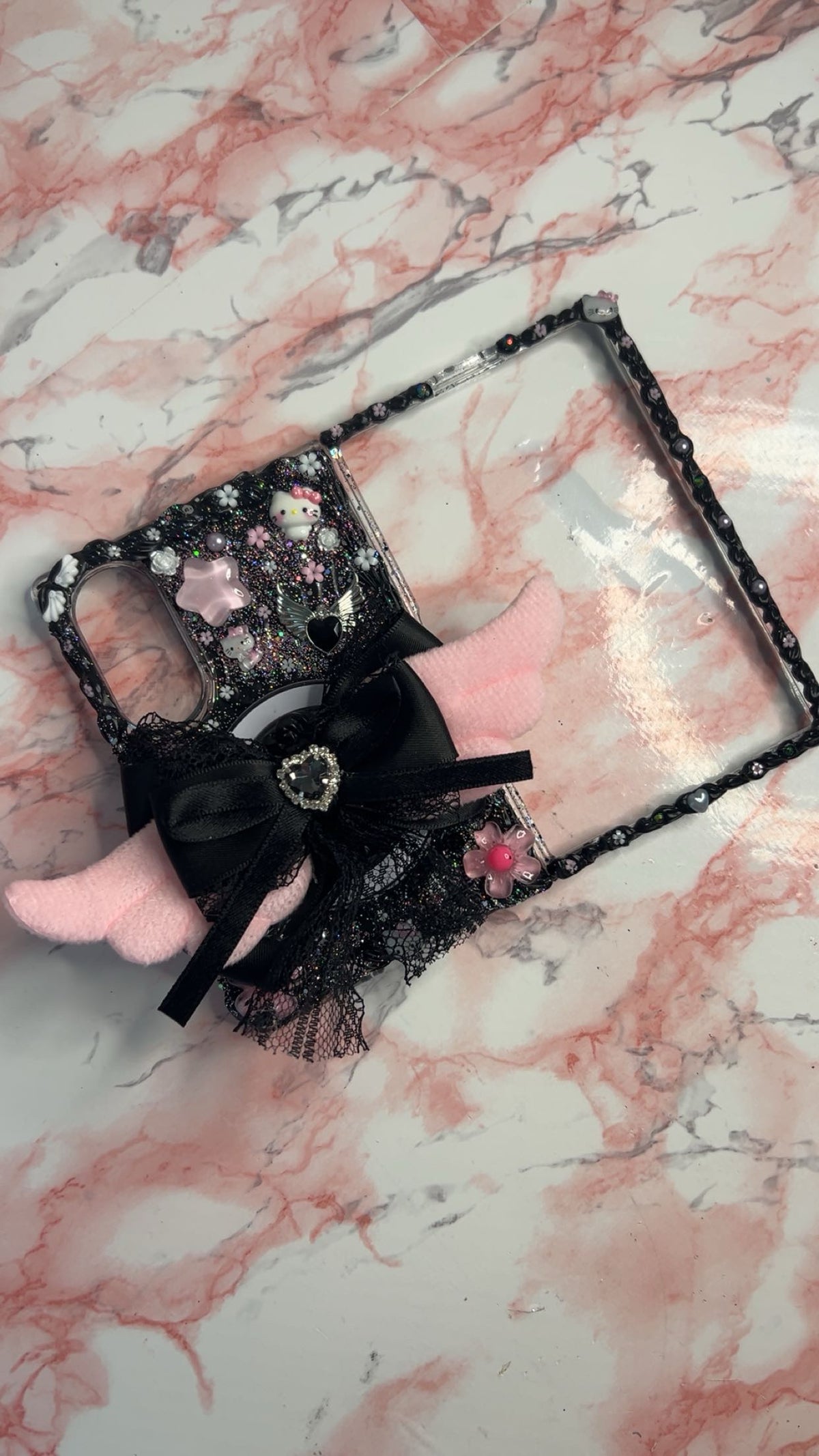 Lily’s Midnight Angel 2.0 MagSafe Decoden Case 🩷🪽| All Models Available