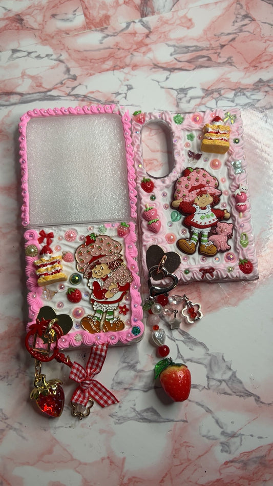 Strawberry Shortcake Decoden Case 🍓🍰| All Models Available