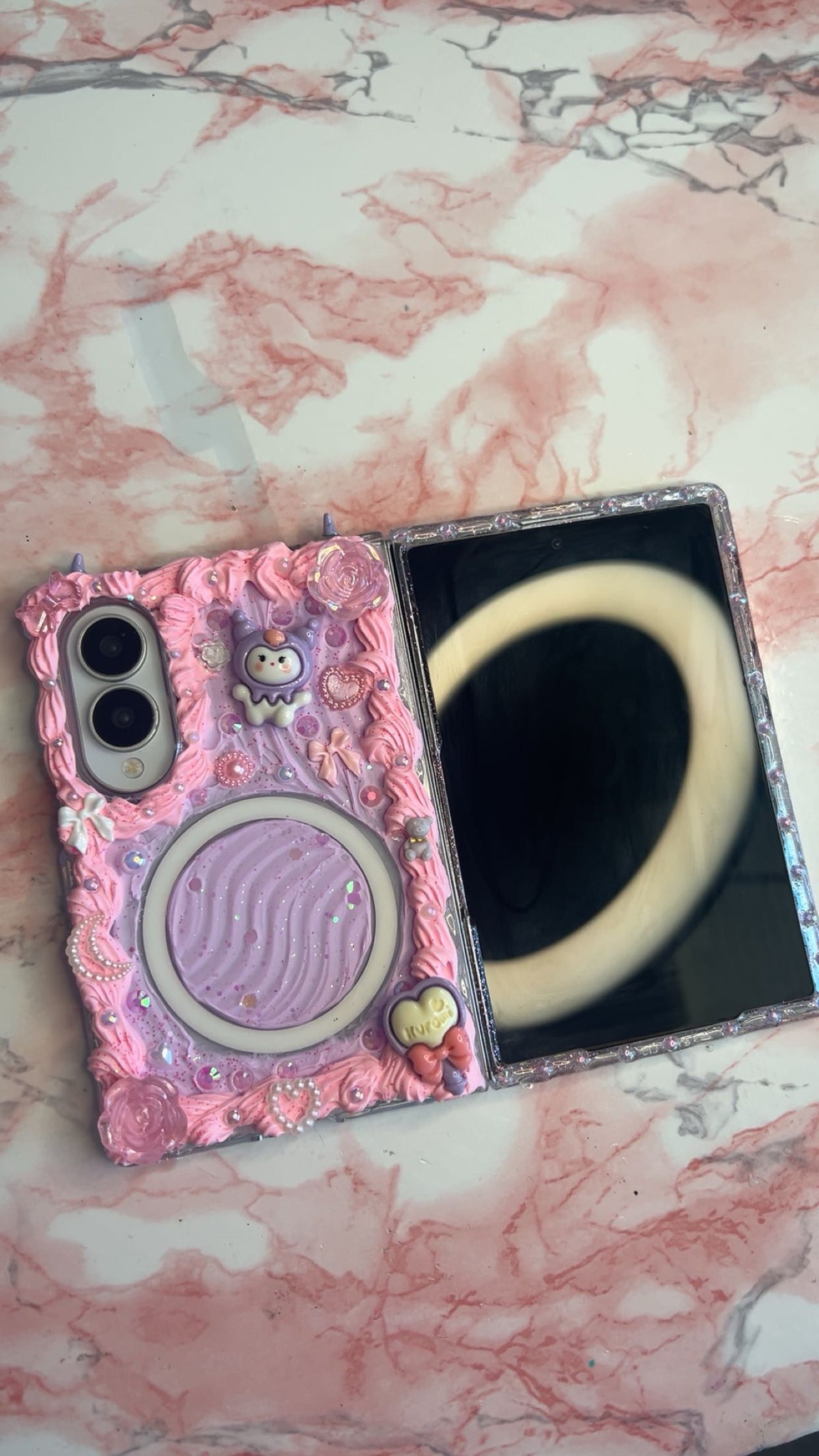 Kenzie’s magsafe kuromi kawaii decoden case 💖😈| All Models Available