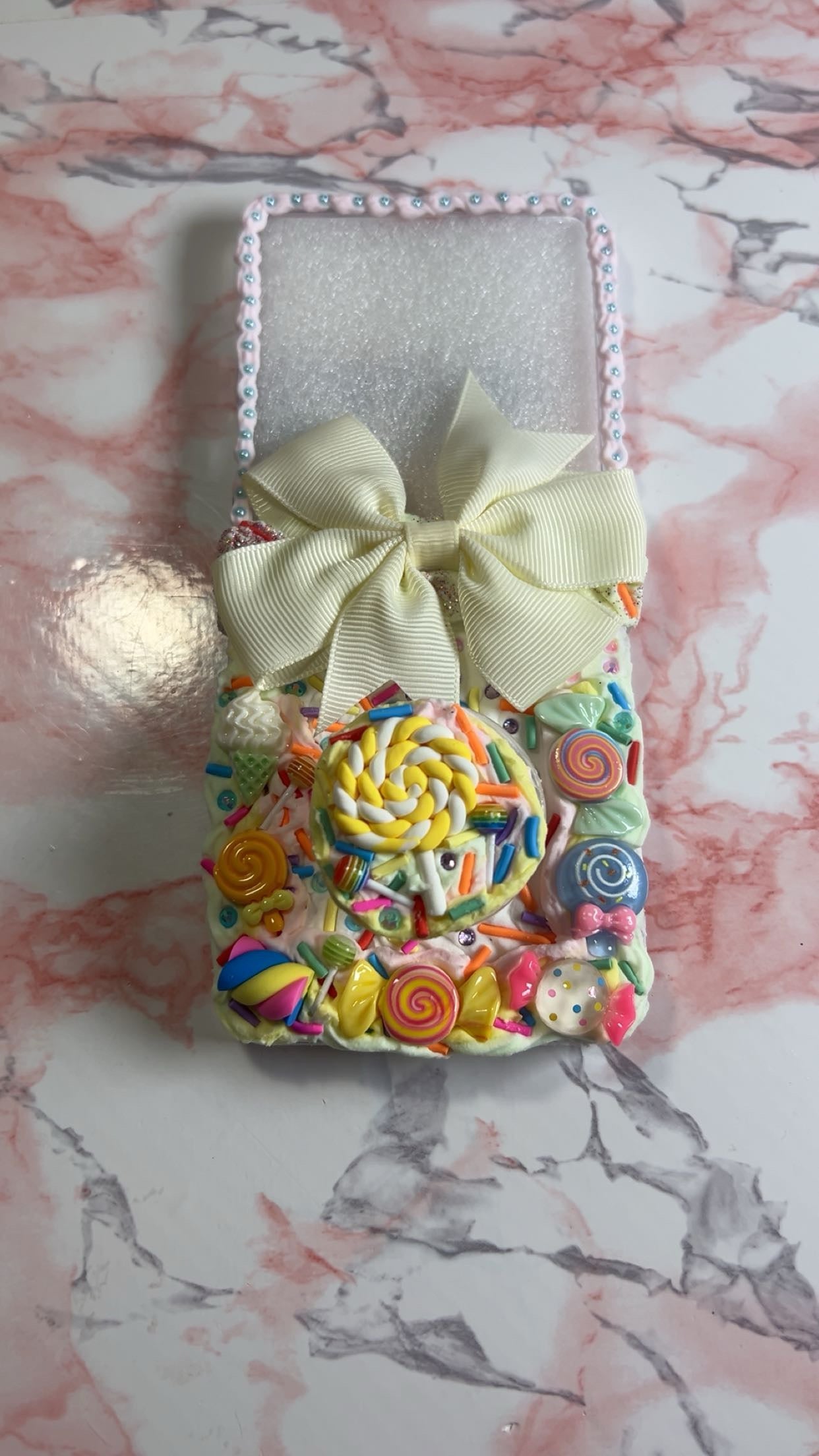 Custom Decoden Phone Case 🧁 Whipped Cream Junk