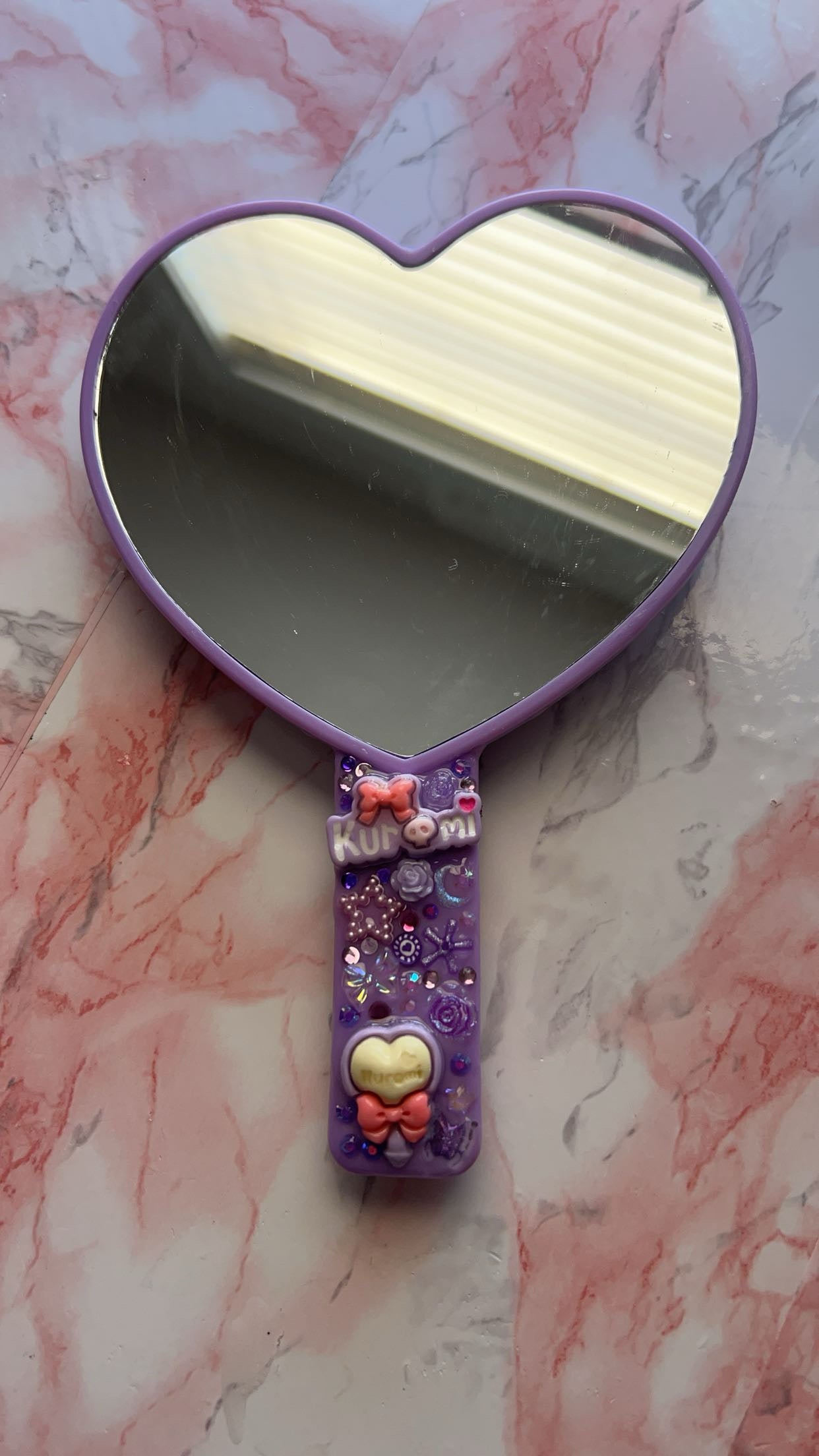 Heart Shaped Junked Mirror